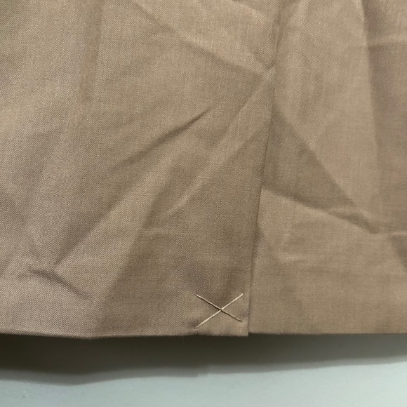 H&M Double Breasted Blazer Women's M Camel Tan NWT Preppy Academic Professional - Picture 3 of 16